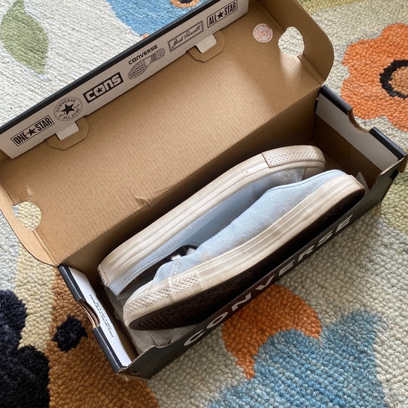 Converse I CTAS Dainty Mule Slip On Sneakers I Denim & White - Picture 16 of 16